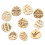 100 Pcs Egg Decorations Hanging Eggs For Decorating Creative Wood 1