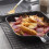 Square Grill Plate With Non Stick Coating Reusable Drying Tray Grey 7