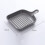 Square Grill Plate With Non Stick Coating Reusable Drying Tray Grey 2