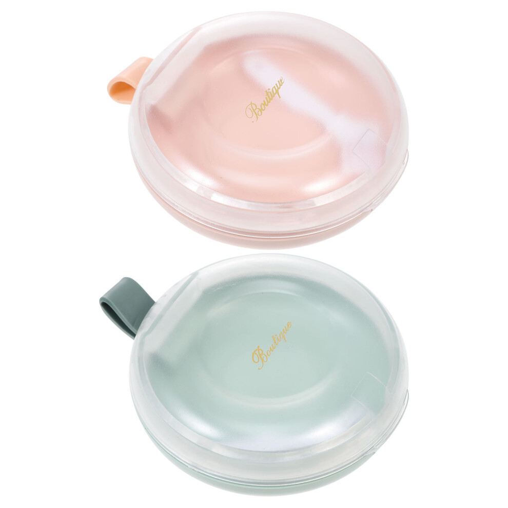 Solustre 2Pcs Retainer Cases For Dentures And Mouthguards