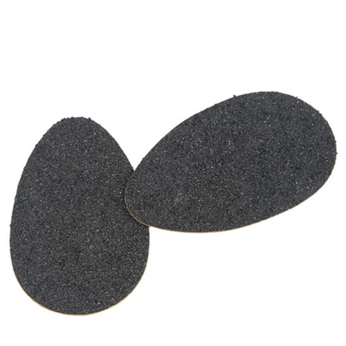 One Pair Self-Adhesive Rubber High Heel Sole Protectors Black 2