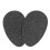 One Pair Self-Adhesive Rubber High Heel Sole Protectors Black 9