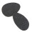 One Pair Self-Adhesive Rubber High Heel Sole Protectors Black 7