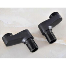 2-Pack Oil Rubbed Bronze Claw Foot Bathtub Faucet with Adjustable Swing Arms