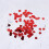 2Pck Rotes Kunststoff Herz Konfetti Party Hochzeit 6