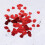 2Pck Rotes Kunststoff Herz Konfetti Party Hochzeit 5
