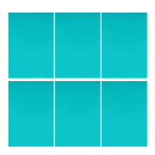 6Pcs Sky-Blue PVC Printmaking Carving Boards for Kids Creativity