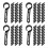 400 Pcs Plastic Clips For Headlamp And Hard Hat 8