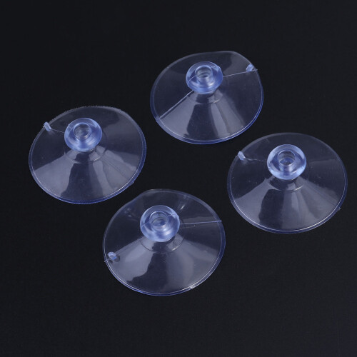 30Pcs Pvc Clear Round Suction Cups Reusable 4.5Cm Without Hooks 2