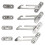 Stainless Steel Child Safety Window Locks with 12 Pack Hook Restrictors 2