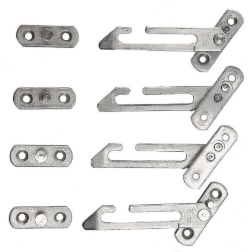 Stainless Steel Child Safety Window Locks with 12 Pack Hook Restrictors 1