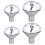 4Pcs European Style Door Knobs For Wardrobe And Cabinet 6