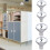 4Pcs European Style Door Knobs For Wardrobe And Cabinet 4