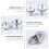 4Pcs European Style Door Knobs For Wardrobe And Cabinet 9