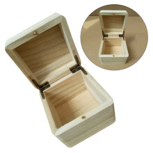 Khaki Wooden Watch Box for Men Ultra-Soft Cushion Storage Case