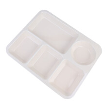 Divided Dish With Anti-Slip Rice Tray For Home Use