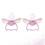 2Pcs Silicone Pacifier For Sleep Soother Pink 8
