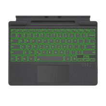 (Grey) for Surface Pro Tablets Keyboards Wirelessly Touchpad Bluetoothcompatible with Backlights for Surface Pro 8/9 Tablets  Red