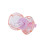 2Pcs Silicone Pacifier For Sleep Soother Pink 3