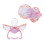 2Pcs Silicone Pacifier For Sleep Soother Pink 2