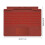 (Blue) for Surface Pro Tablets Keyboards Wirelessly Touchpad Bluetoothcompatible with Backlights for Surface Pro 8/9 Tablets  Red 3