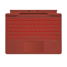 (Red) for Surface Pro Tablets Keyboards Wirelessly Touchpad Bluetoothcompatible with Backlights for Surface Pro 8/9 Tablets  Red