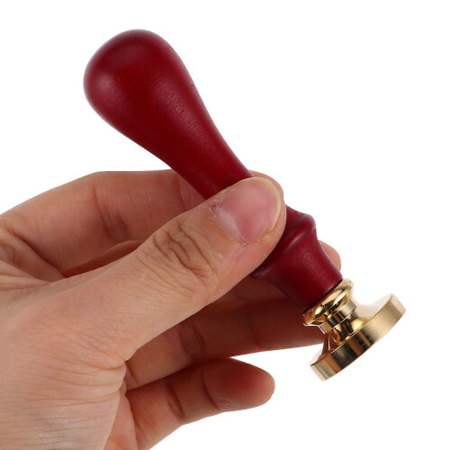 One Set Wax Seal Kit With Sticks And Wooden Handle 2