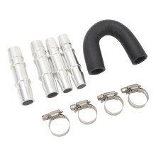 Universal Aluminum Heater Hose Bypass Kit 5/8in 3/4in Fittings for Most Cars