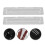 24 Pcs Plastic Transparent Clock Hands Cover For Quartz Wall Clock 11