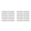 24 Pcs Plastic Transparent Clock Hands Cover For Quartz Wall Clock 5