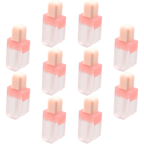 40 Pcs Refillable Shaped Lip Balm Tubes Mini Gloss Bottles 2