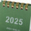 5Pcs Desk Calendar 2025 Table Desktop Spiral Binding Decoration 10