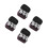 4 Sets Portable Stainless Steel Spice Shaker With Bag 4
