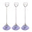 6 Pcs Heart Iron Wire Memo Holder With Purple 9