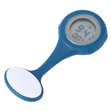 2Pcs Lcd Display Electric Nurse Watch Pocket Sky-Blue