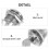 Push Button Retractable Impact Lock For Electrical Cabinet Doors 10