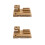 2Pcs Wooden Charging In 1 Bamboo Dock For 8