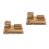 2Pcs Wooden Charging In 1 Bamboo Dock For 10