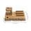 2Pcs Wooden Charging In 1 Bamboo Dock For 2