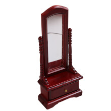 2 Pcs Mini Dressing Mirror With Cabinet For Bedroom Full Length Use