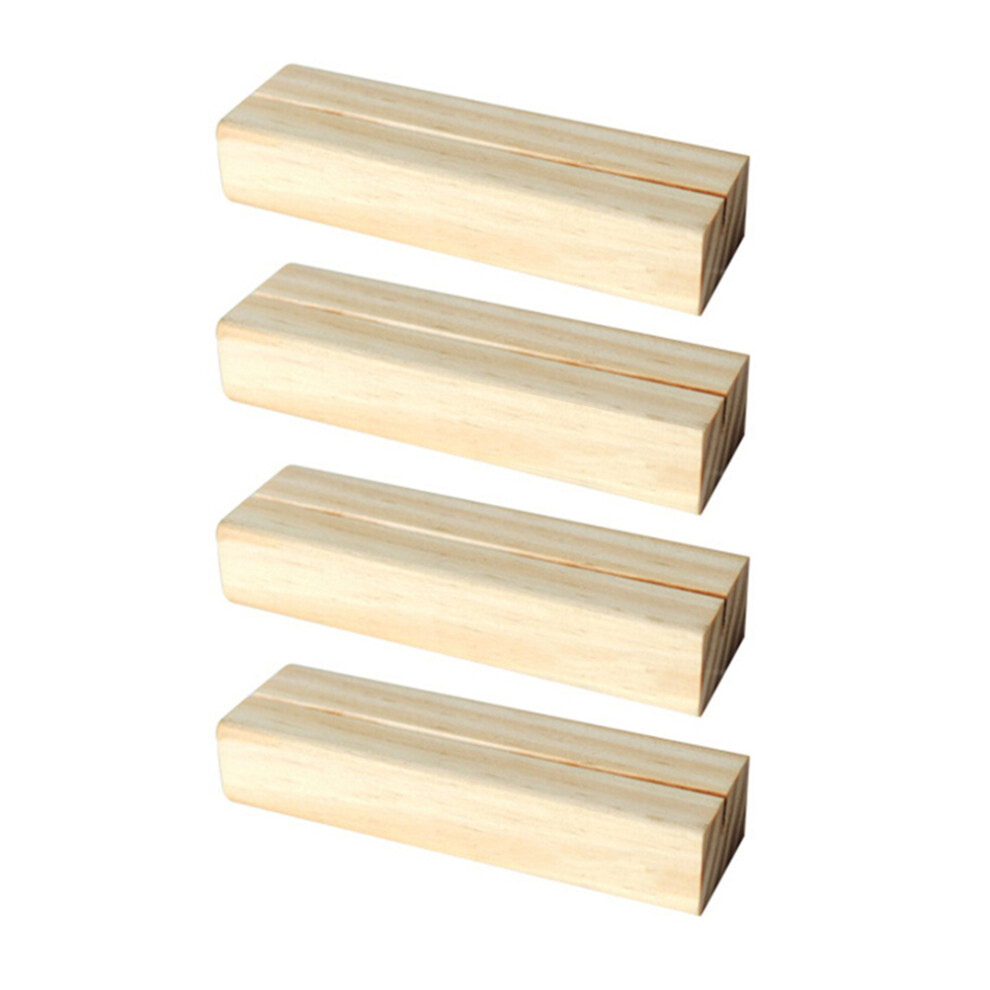 4Pcs Wooden Photo Holder Table Stands For Memo Menu Clips Gift-image-OPC-PKWQJ8X-NEW