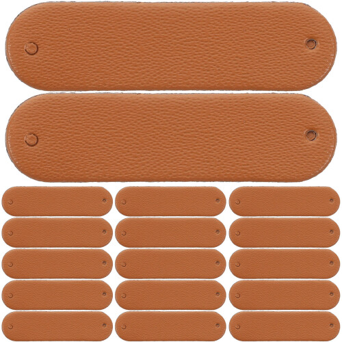 300 Pcs Pu Crochet Tags Handmade Knitting Labels Accessories