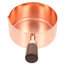 2 Pcs Wooden Handle Sauce Cup Dipping Saucer Bowl