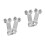 4 Pcs Fencing Foil Sword Holder Socket Bracket For Display Storage 6