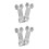 4 Pcs Fencing Foil Sword Holder Socket Bracket For Display Storage 5