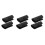 6 Pcs Silicone Handle Holder For Cast Iron Skillet Black 10