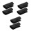 6 Pcs Silicone Handle Holder For Cast Iron Skillet Black 4