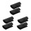 6 Pcs Silicone Handle Holder For Cast Iron Skillet Black 7