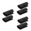 6 Pcs Silicone Handle Holder For Cast Iron Skillet Black 6