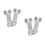 4 Pcs Fencing Foil Sword Holder Socket Bracket For Display Storage 8